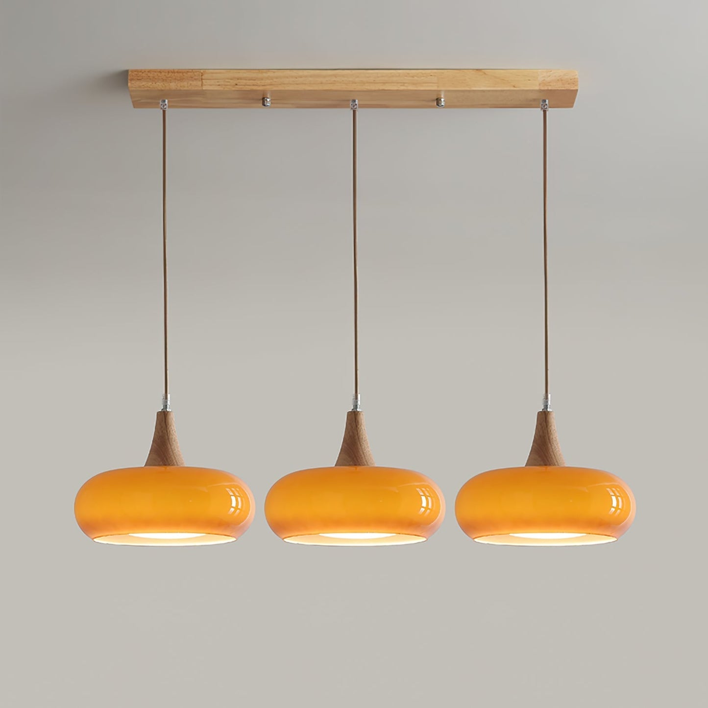 Stylish Metal Glass Pendant Light Fixture