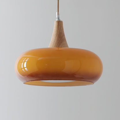 Stylish Metal Glass Pendant Light Fixture