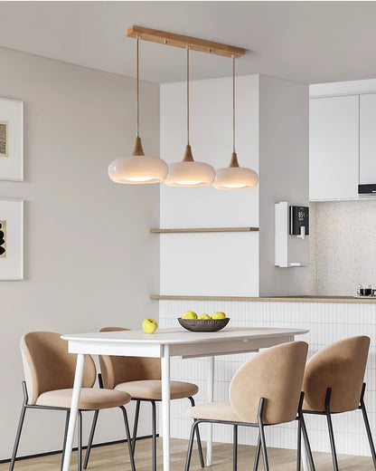 Stylish Metal Glass Pendant Light Fixture