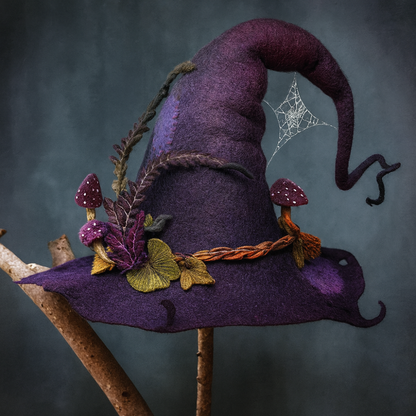 Soft Wool Witch Halloween Party Hat