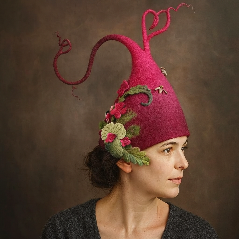 Soft Wool Witch Halloween Party Hat