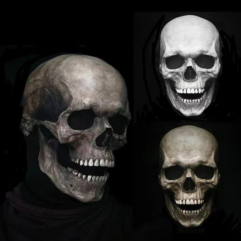 Spooky Realistic Skull Halloween Mask