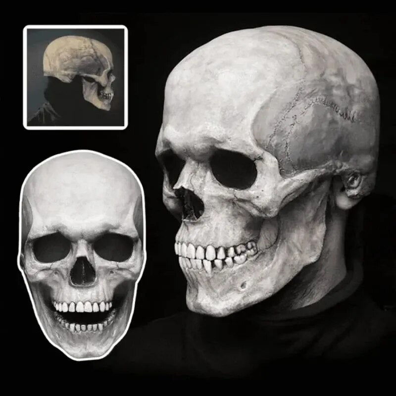 Spooky Realistic Skull Halloween Mask