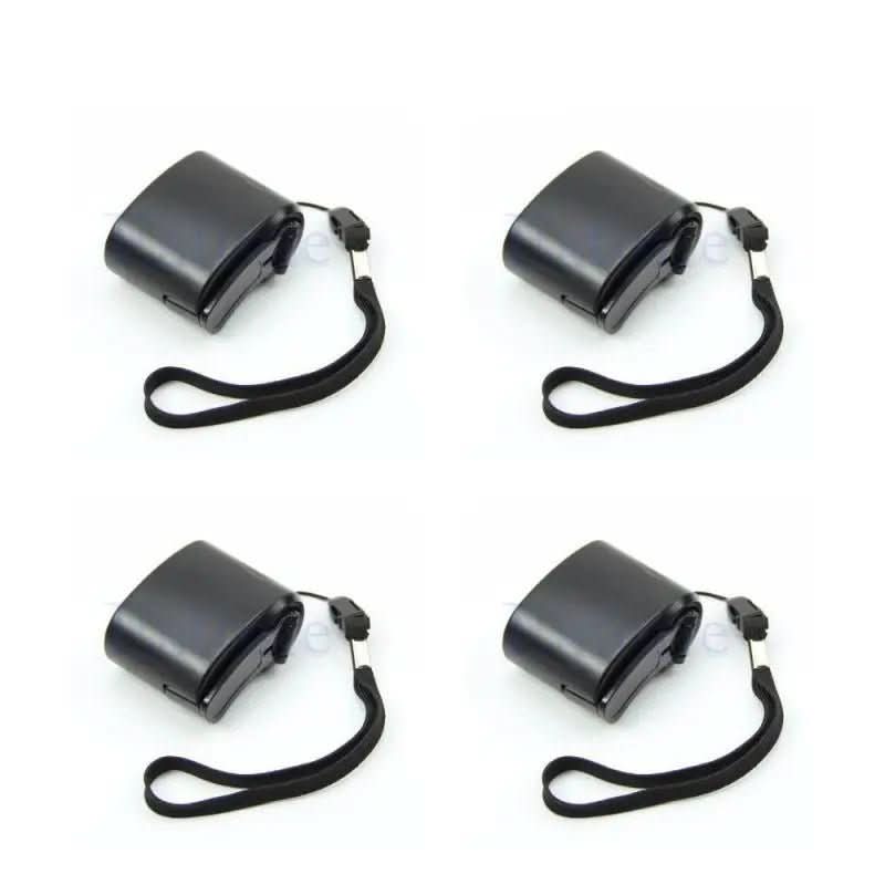 Compact Hand Crank Power Bank with USB and LED Light
