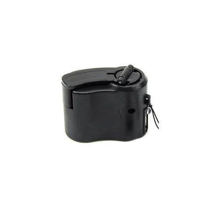 Compact Hand Crank Power Bank with USB and LED Light