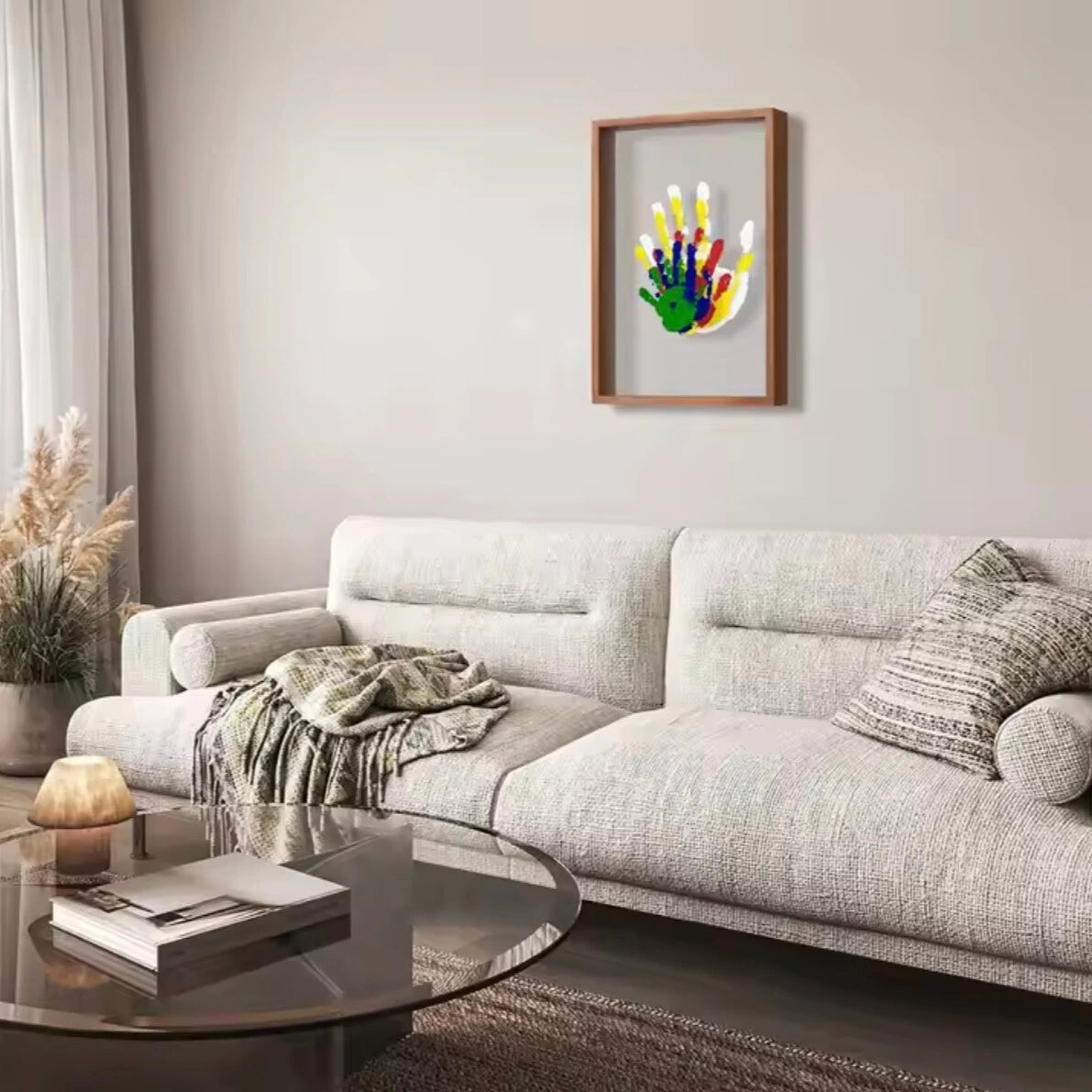 Personalized Handprint Picture Frame Kit for Kids - Cofik