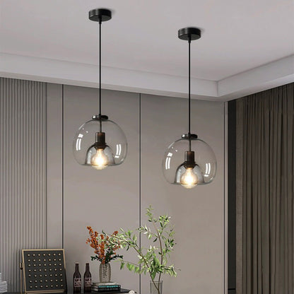 Colorful Glass Globe Pendant Light Shade