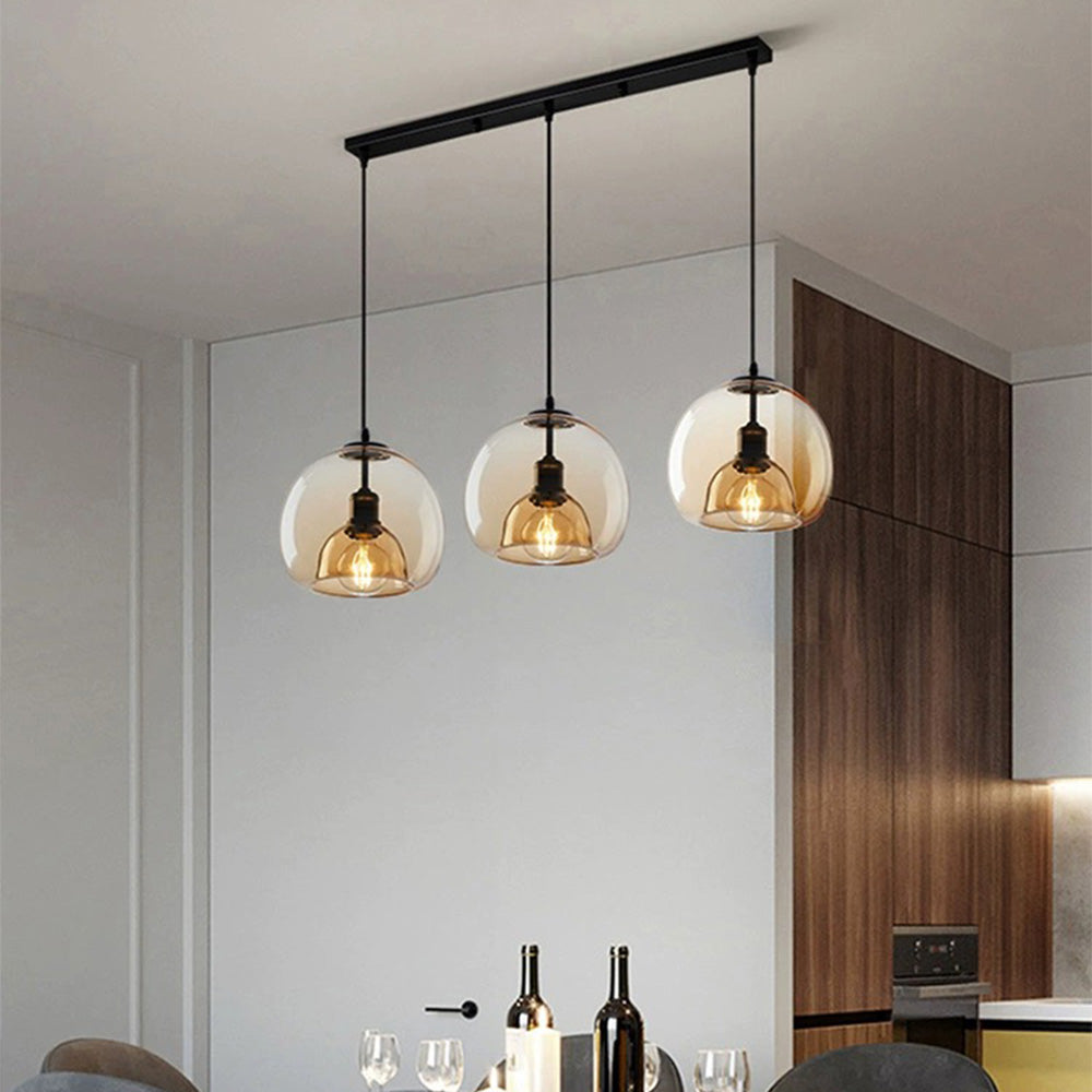Colorful Glass Globe Pendant Light Shade