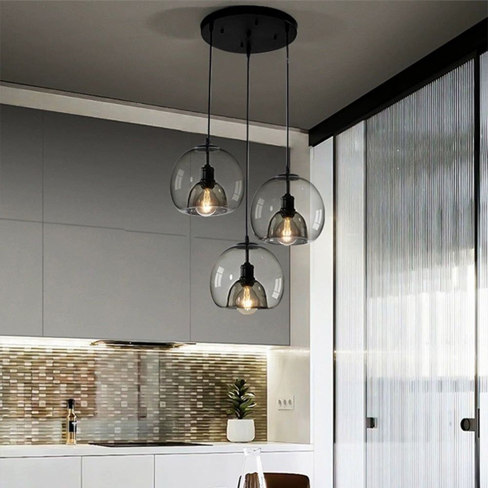 Colorful Glass Globe Pendant Light Shade