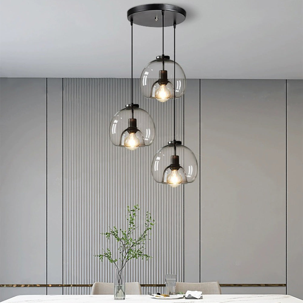 Colorful Glass Globe Pendant Light Shade