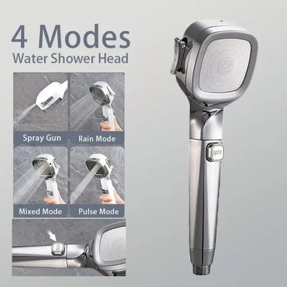 Powerful Handheld Shower with 4 Spray Settings - Cofik