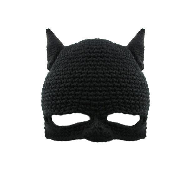 Warm Knit Bat Face Beanie