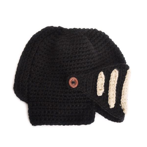 Warm Knit Knight Beanie Hat