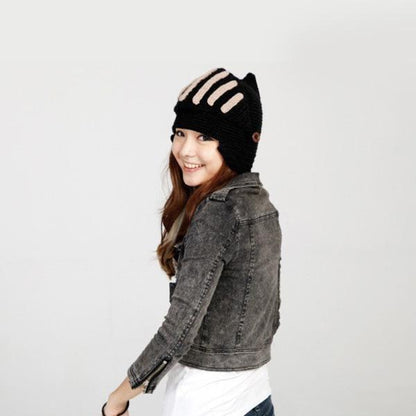 Warm Knit Knight Beanie Hat