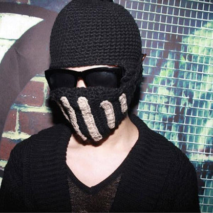 Warm Knit Knight Beanie Hat