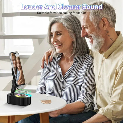 Portable Phone Stand with Wireless Speaker & Charger