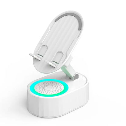 Portable Phone Stand with Wireless Speaker & Charger