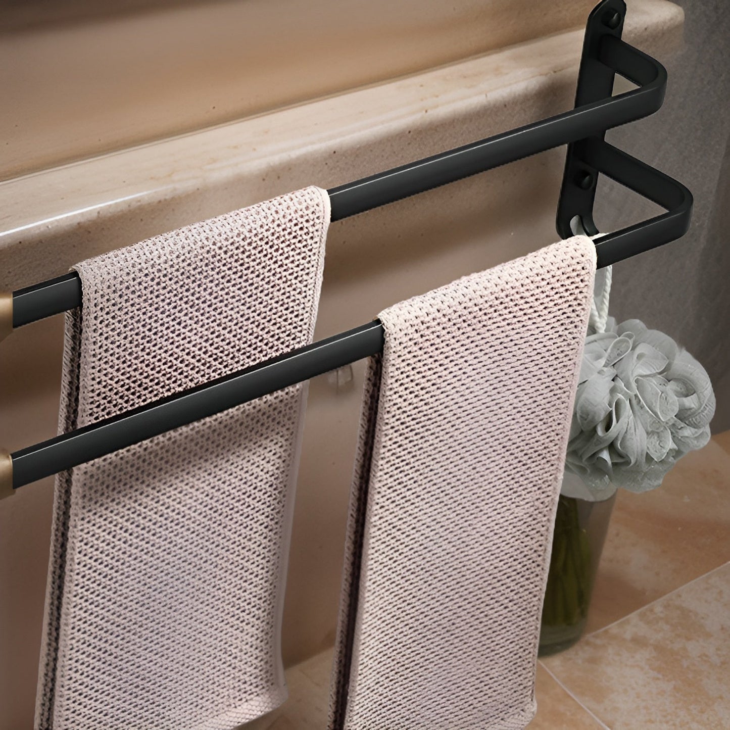 Easy Install 3-Level Towel Holder