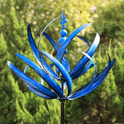 Decorative Metal Windmill Sculpture