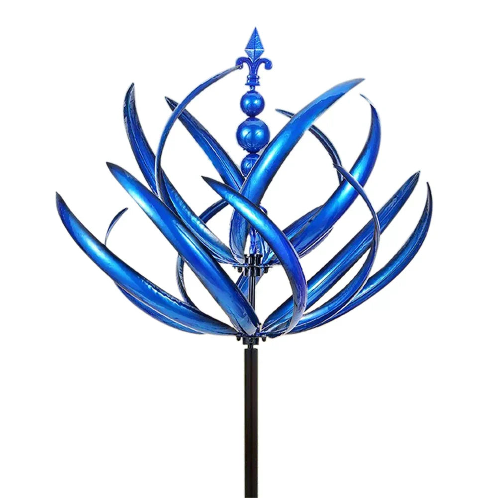 Decorative Metal Windmill Sculpture