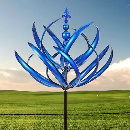 Decorative Metal Windmill Sculpture