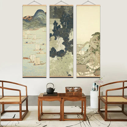 Rustic Japanese Landscape Wall Art Poster Home Decoration - Cofik
