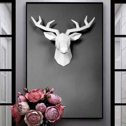 Stylish 3D Deer Decor Figure