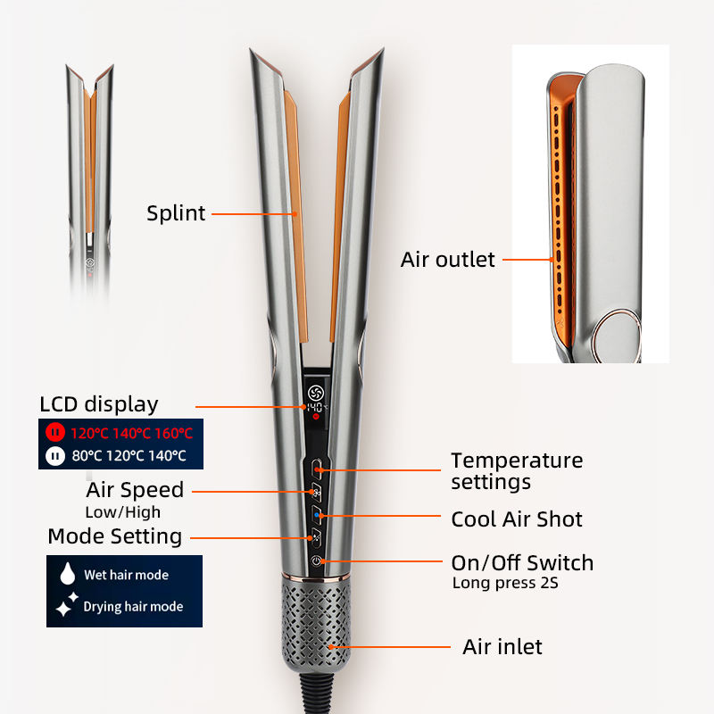 Easy Style 2-in-1 Hair Dryer and Flat Iron