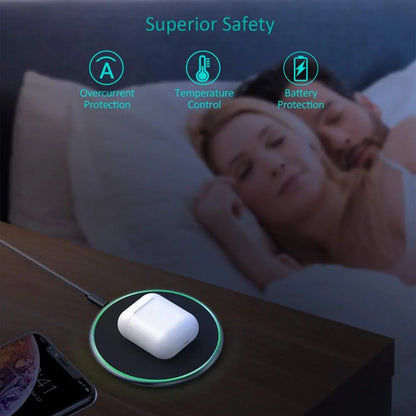 Quick Wireless Charging Pad for iPhone & Android