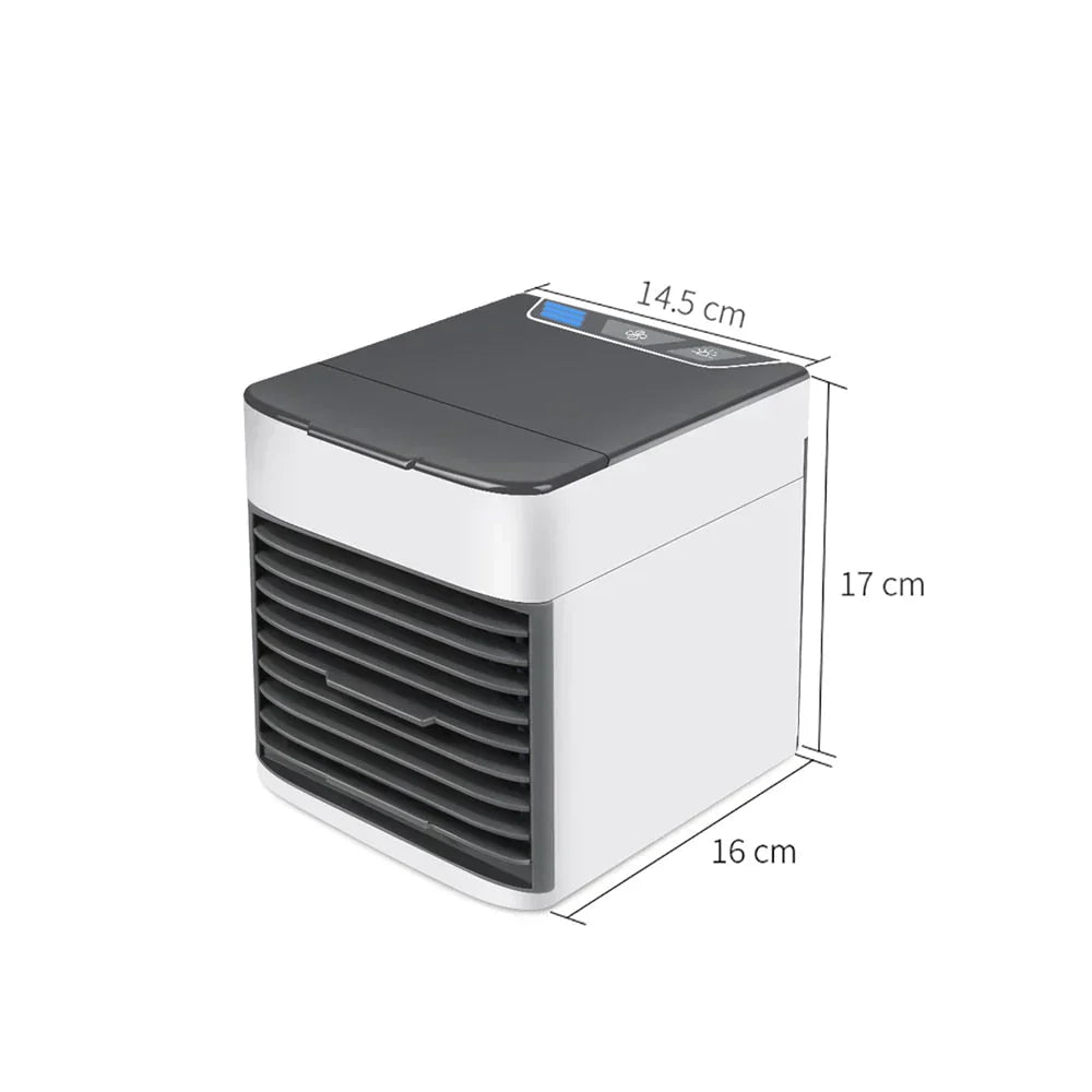 Compact Air Conditioner Fan with LED Night Light