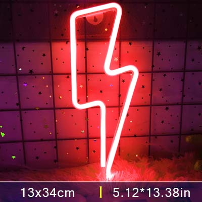 Colorful Led Neon Light Wall Decoration