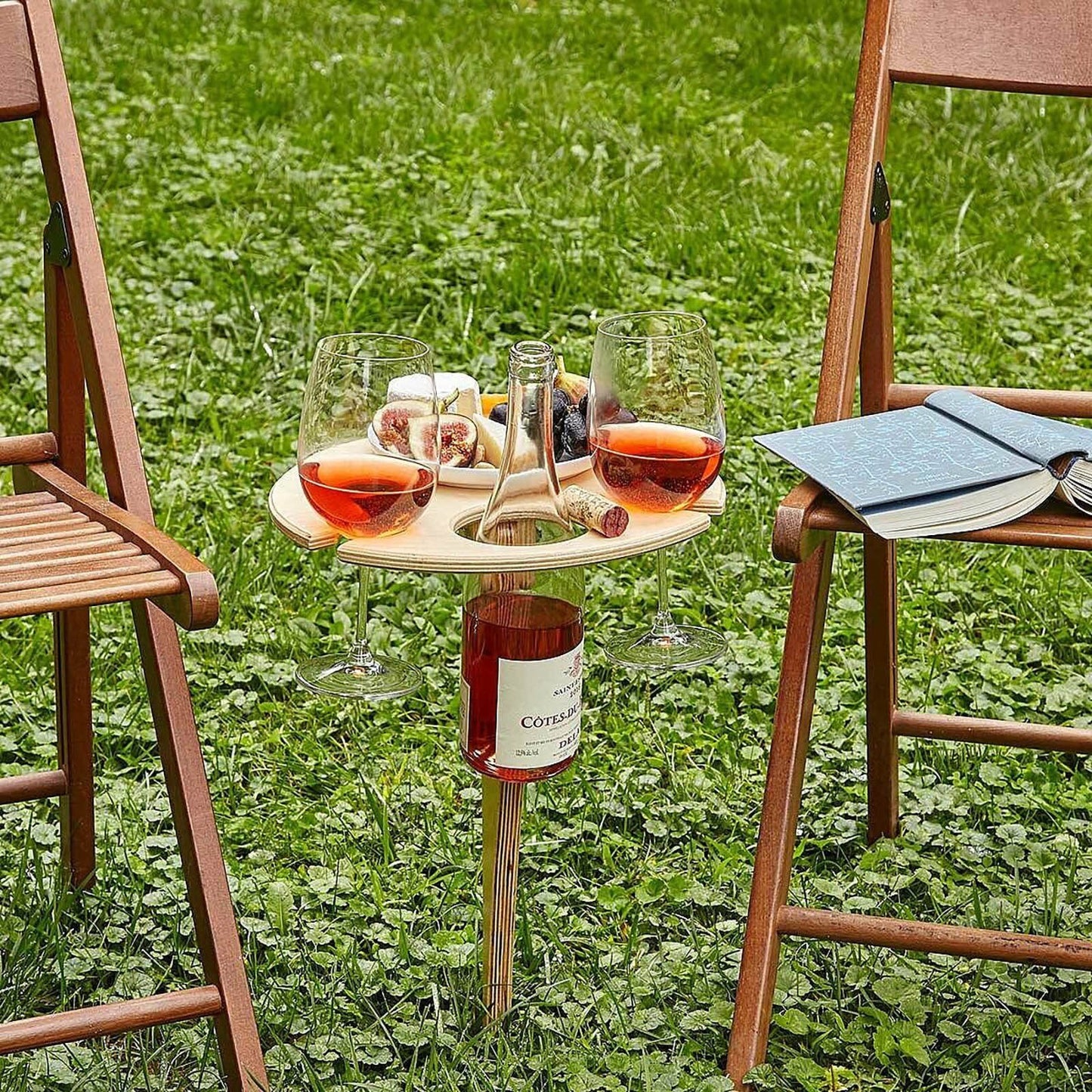 Portable Folding Wine Picnic Table
