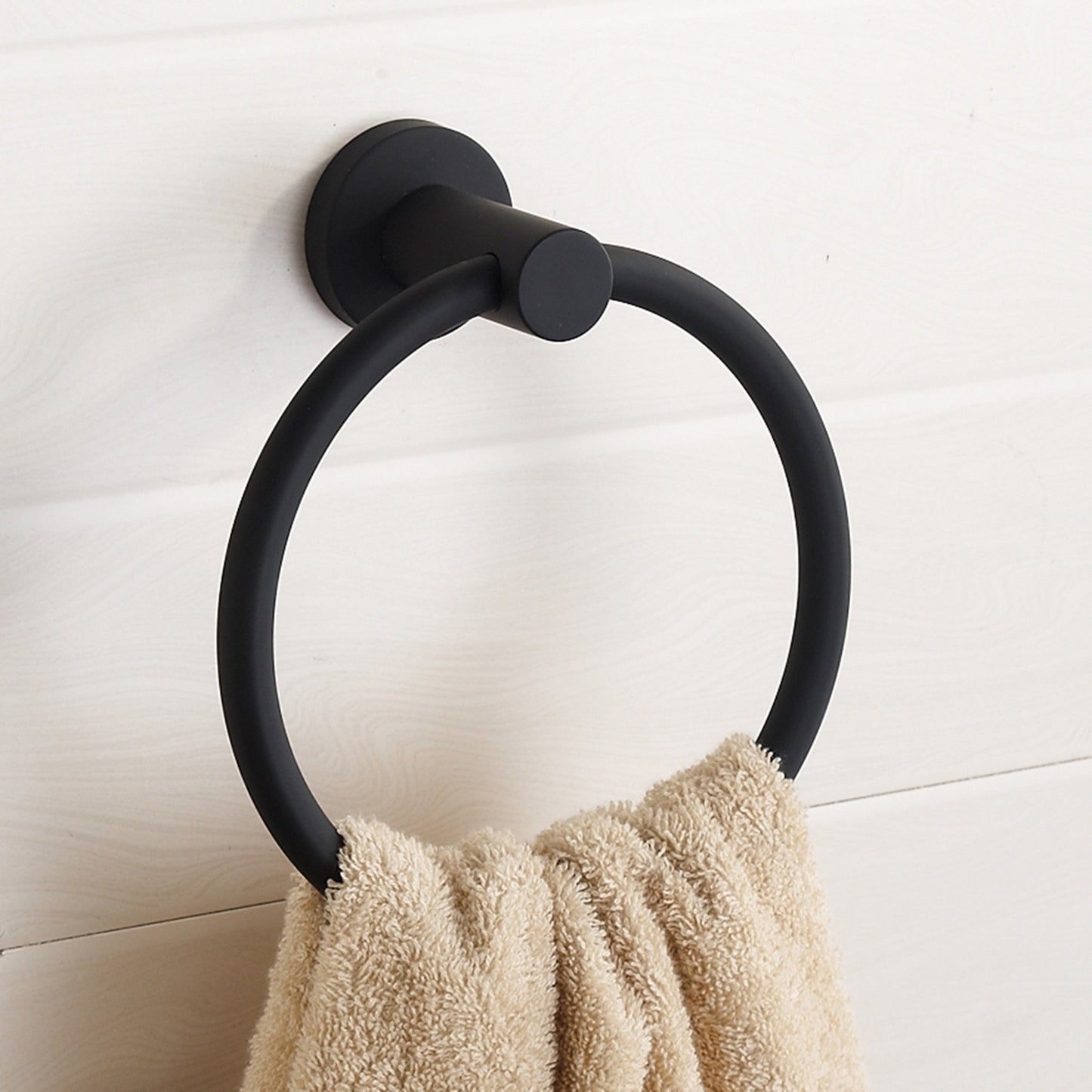 Modern Chrome Towel Holder Ring