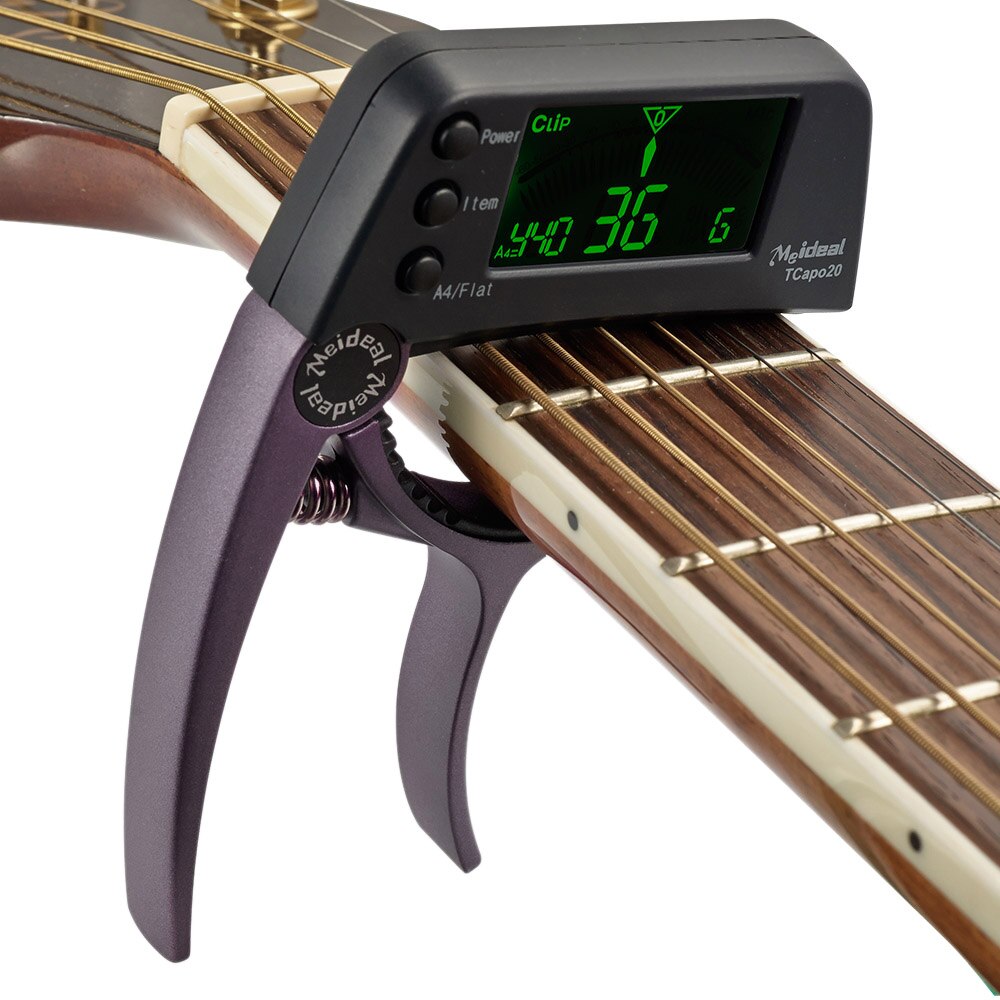 Digital Guitar Capo Tuner with LCD Display
