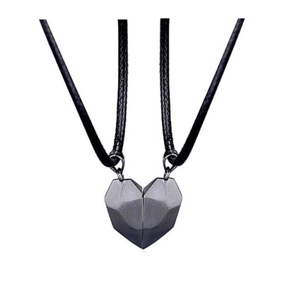 Lovely Matching Heart Necklace for Couples