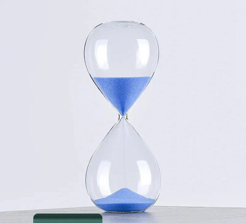 Elegant Hourglass Timer with 5/10/30/60 Minutes Marks