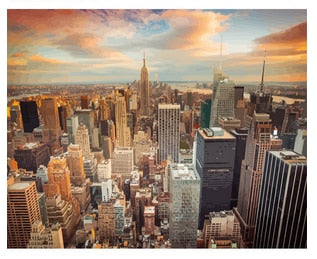 Colorful City Art Painting Kit