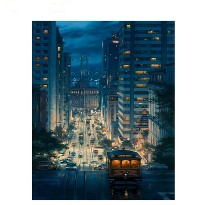 Colorful City Art Painting Kit