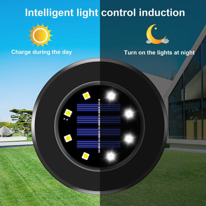 Outdoor Solar Powered Garden Lights Black Set