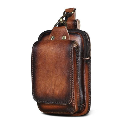 Stylish Leather Belt Bag for Men