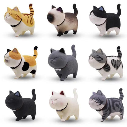 Fun Kitty Car Charm 9Pc Set - Cofik