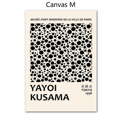 Vibrant Yayoi Kusama Art Print Poster