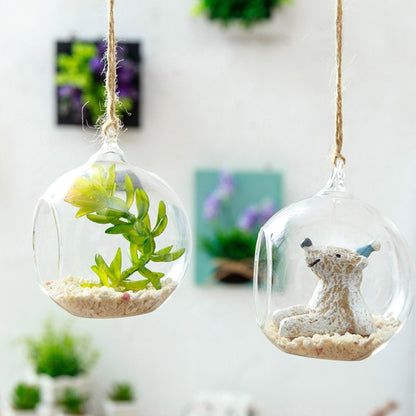 Glass Moonlight Candle Holder