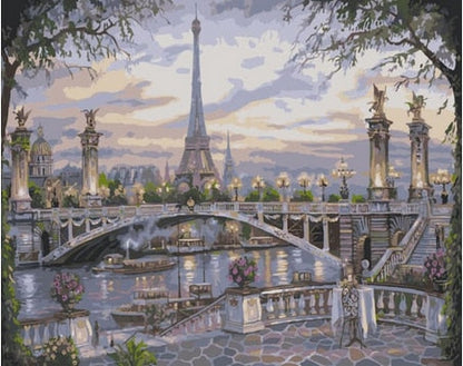 Colorful City Art Painting Kit