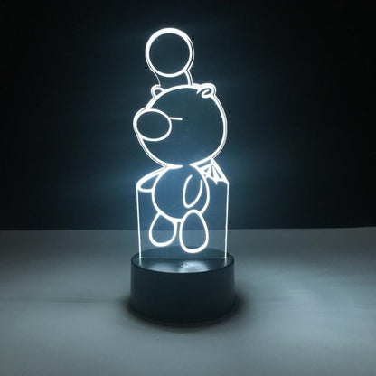Cool 3D LED Lamp for Home Decor