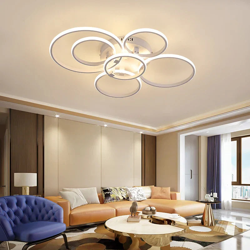 Smart LED Ceiling Lamp - Dimmable Remote Control