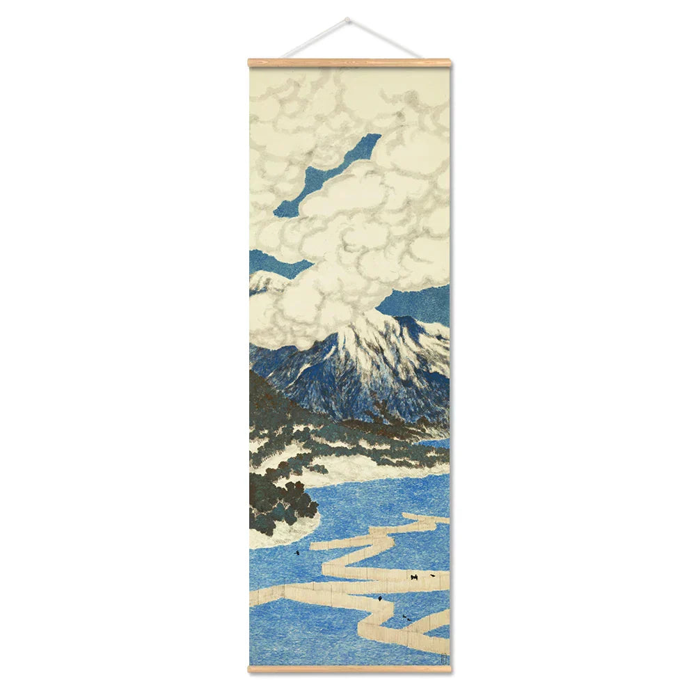 Rustic Japanese Landscape Wall Art Poster Home Decoration