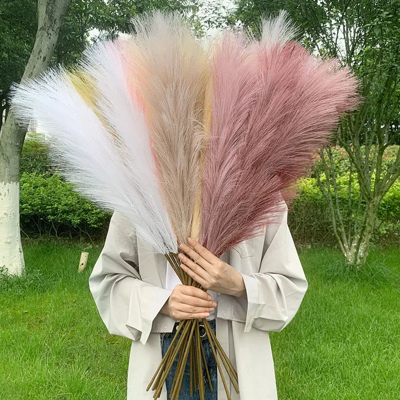 Large Artificial Pampas Grass Decorative Flower Arrangement