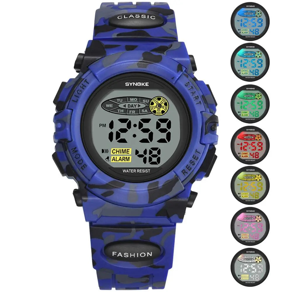 Kids Digital Sport Wrist Watch
