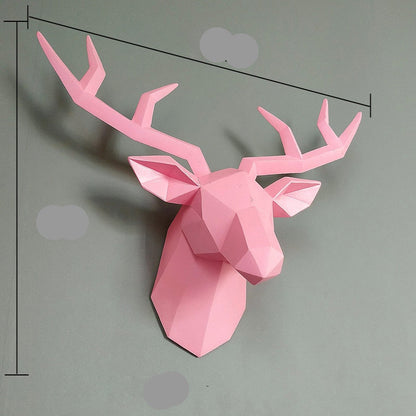 Stylish 3D Deer Decor Figure